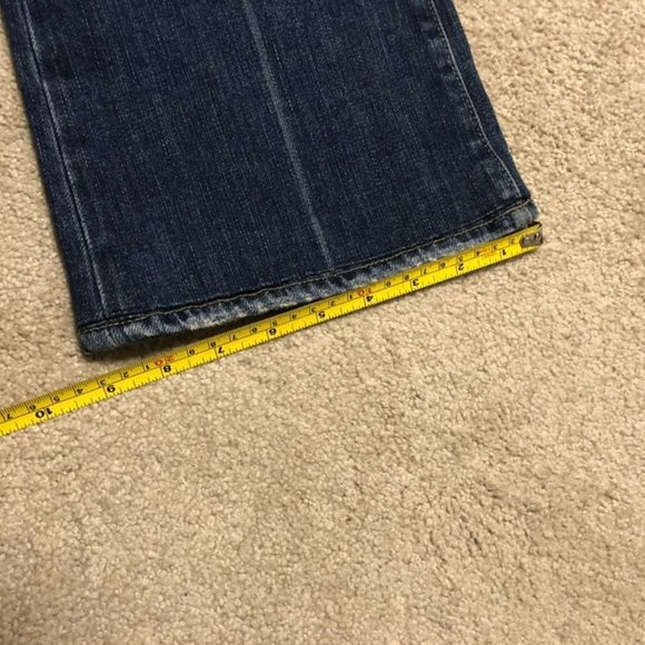 Paige laurel canyon flare jeans 28 6 vintage Rare ultra low rise - Picture 6 of 8